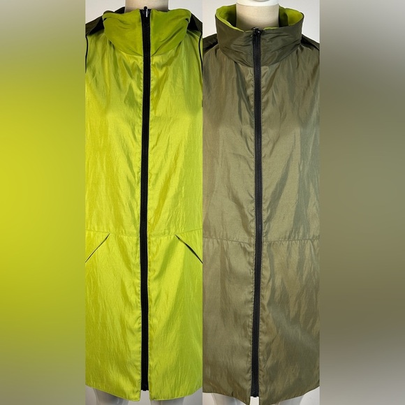 ❤️ Mycra Pac Lime Green Rain Windbreaker Jacket with Hood S - Picture 14 of 14